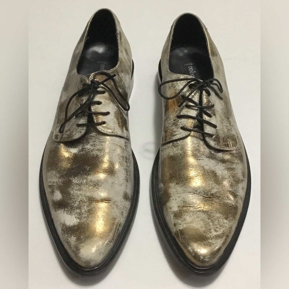 Unique, Rare Robert Cameron Collection Metallic Gold Leather